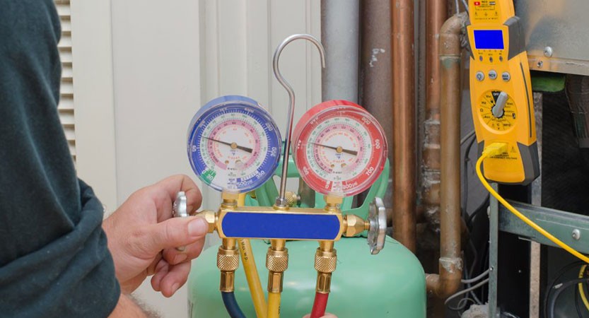 Maneiras fáceis de encher uma casa com Freon AC