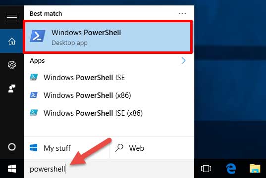 find powershell