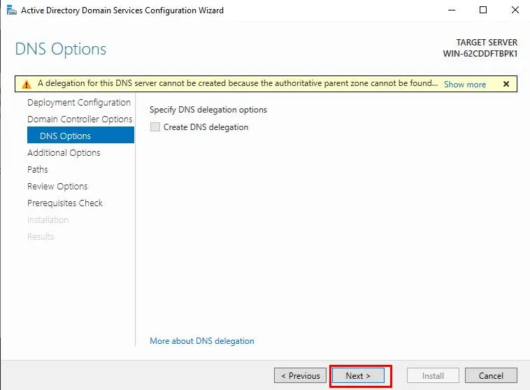 domain controller 12