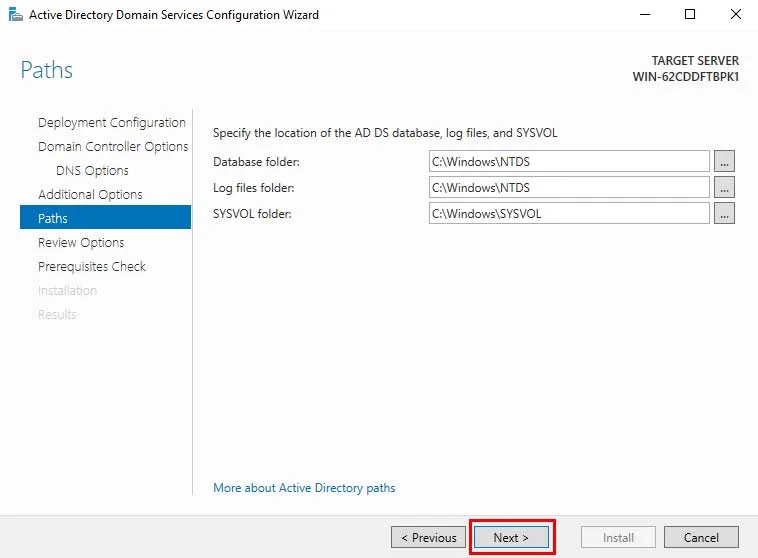 domain controller 14