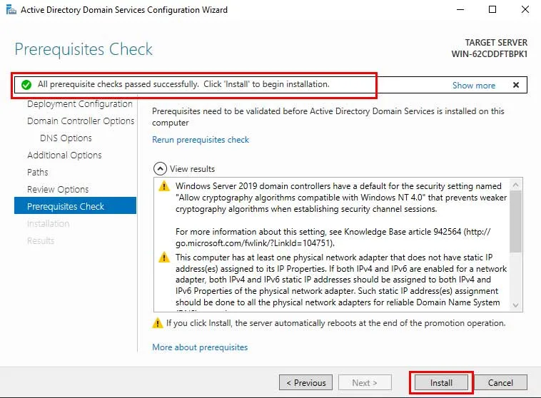 domain controller 16