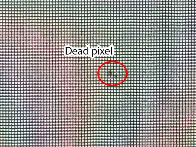 Dead pixel tester