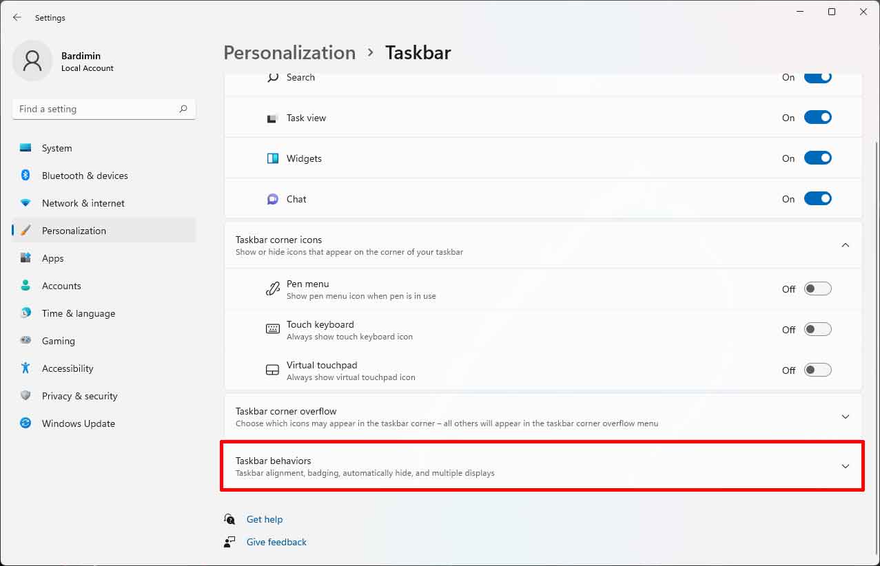 Changing The Location Of The Windows 11 Taskbar