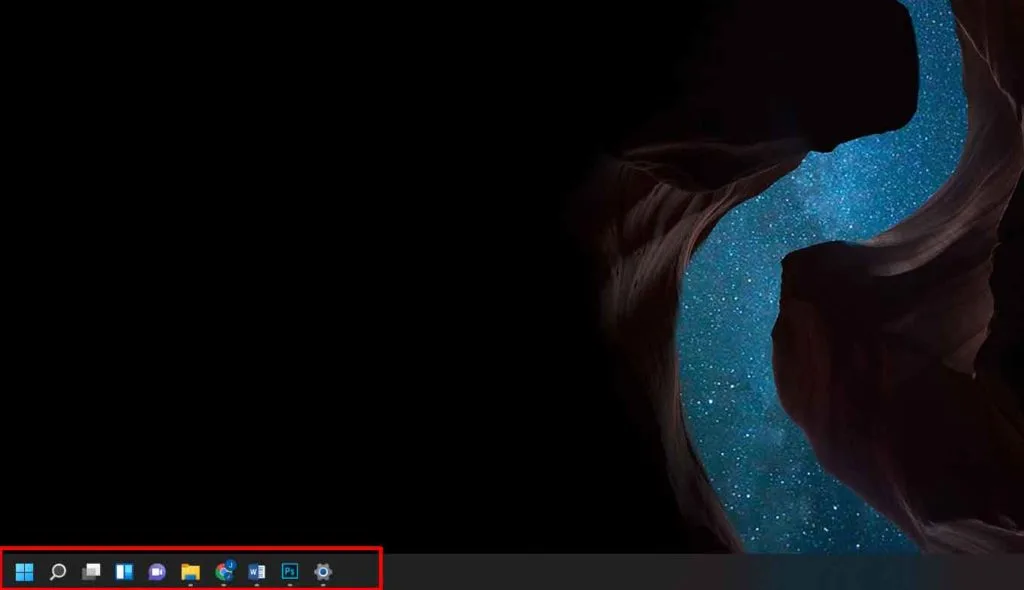 taskbar