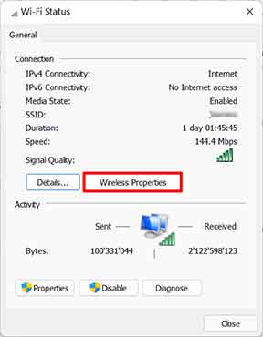 wifi properties