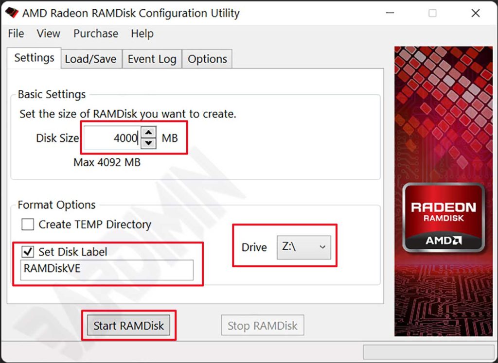 amd-ramdisk