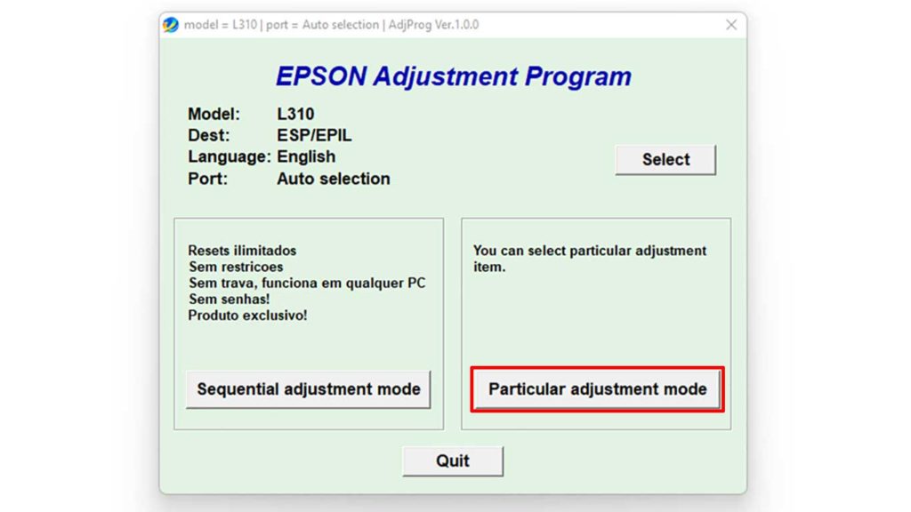 Epson l850 adjustment program. Adjustment program Epson l366. Adjustment program Epson l805.