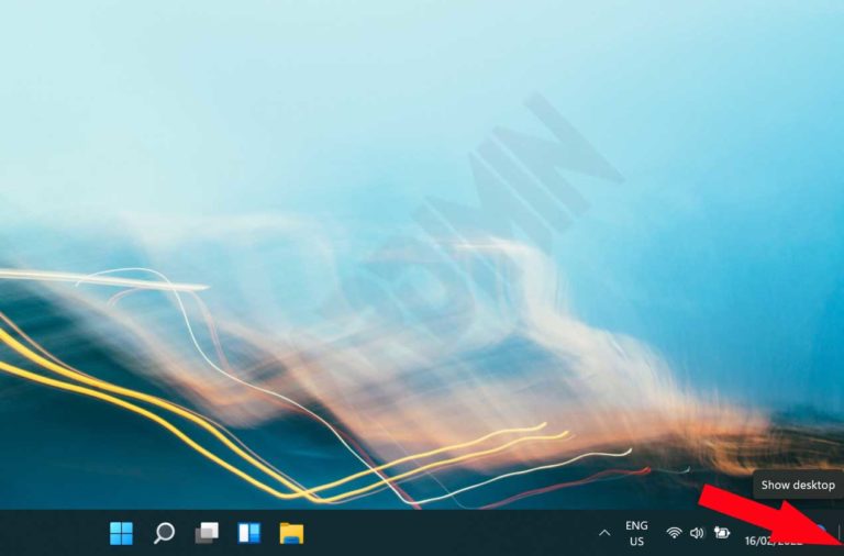 Cara Mengaktifkan Atau Menonaktifkan Show Desktop Di Windows 11