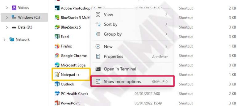 Cara Mudah Membuat Shortcut Pada Desktop Di Windows 11 3399