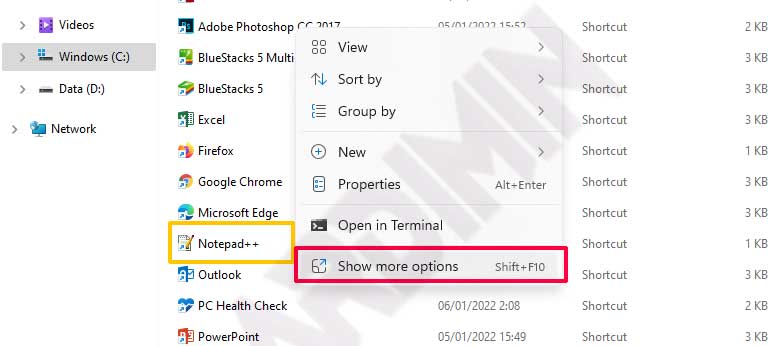 Cara Mudah Membuat Shortcut Pada Desktop Di Windows 11 8165