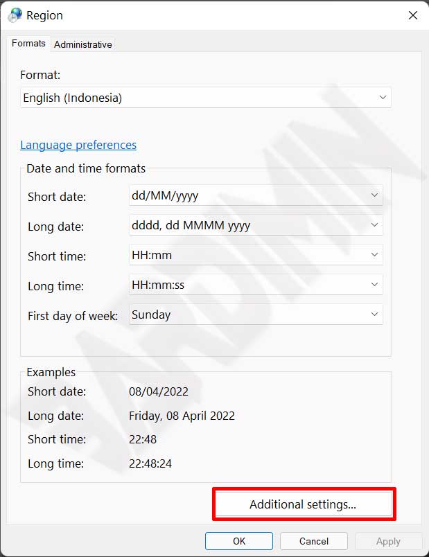 setting date win11 02