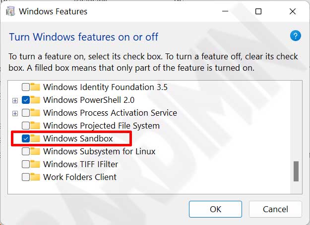 add windows sandbox