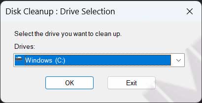 disk clean up drive