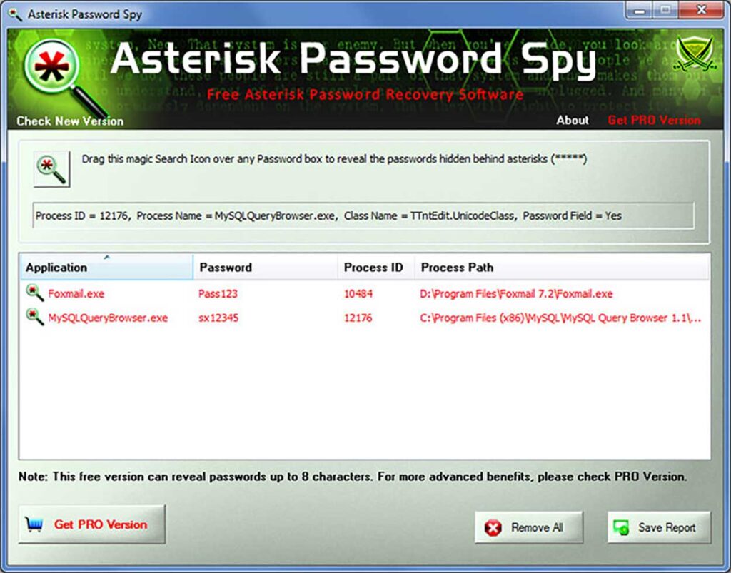 asterisk password spy