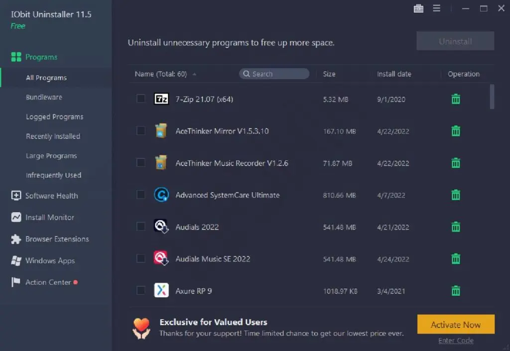 iobit uninstaller