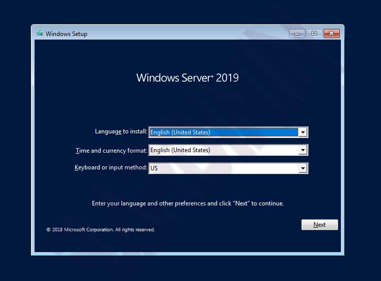 server 2019