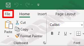 excel file