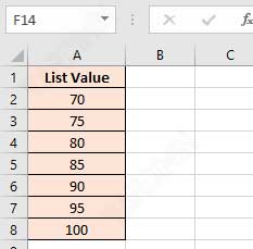 excel random value list