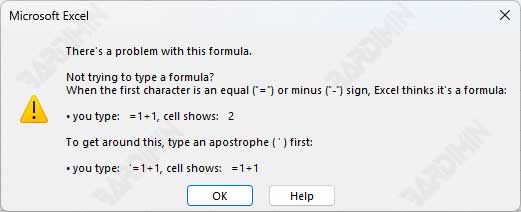 excel wrong list separator