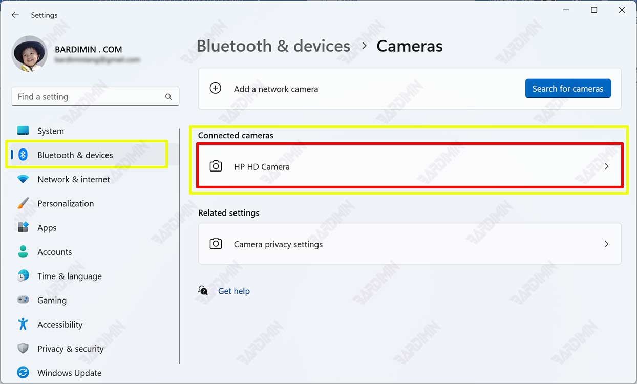 Cara Ubah Settings Default Kamera pada Laptop di Windows 11