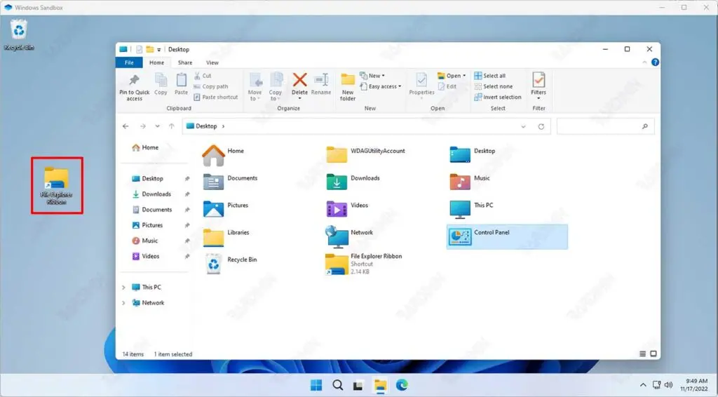 file explorer ribbon windows 11
