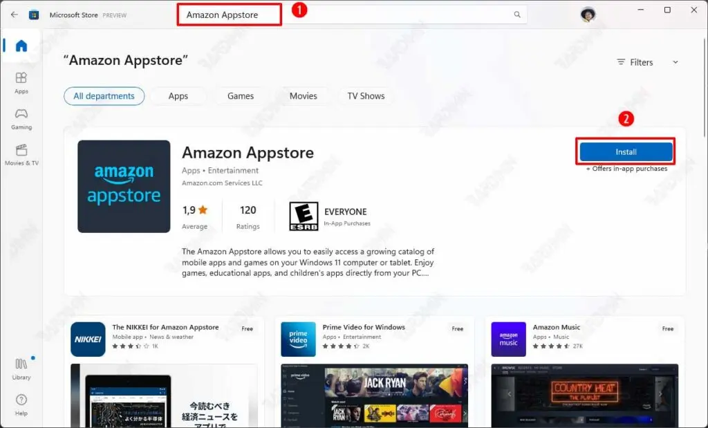 install Amazon Appstore