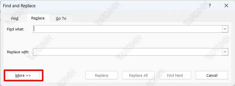 Find and Replace Word