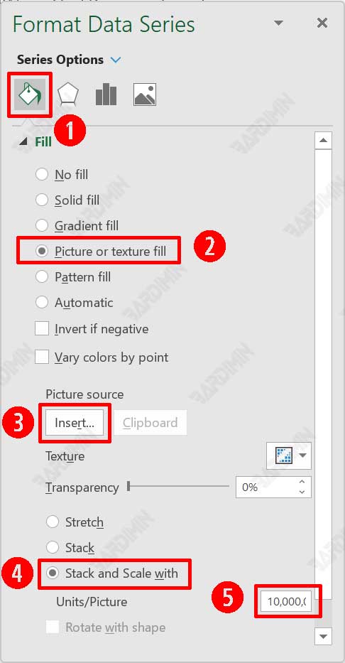 Pictograph Format Data Series