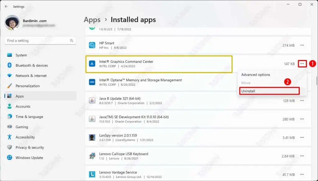 setting remove driver