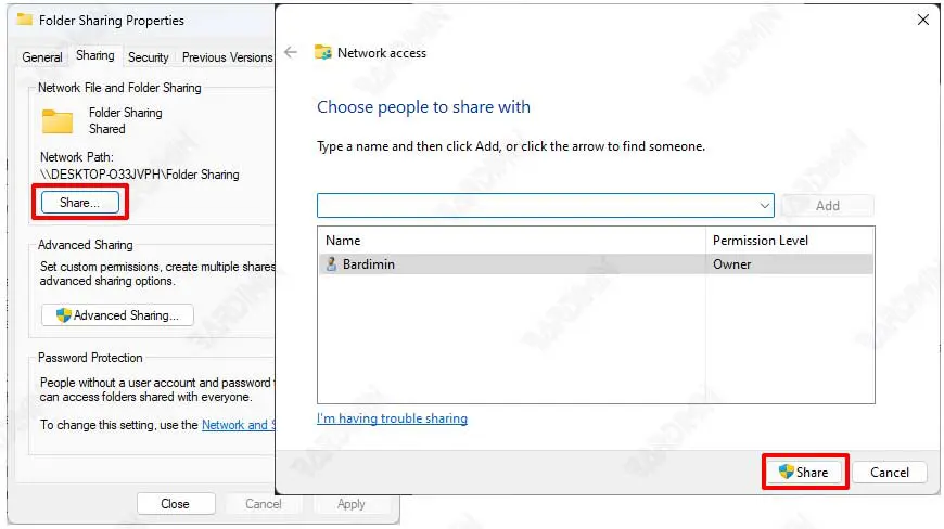 file sharing anonymous sharing