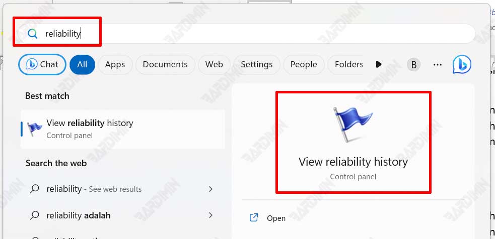 open reliability monitor