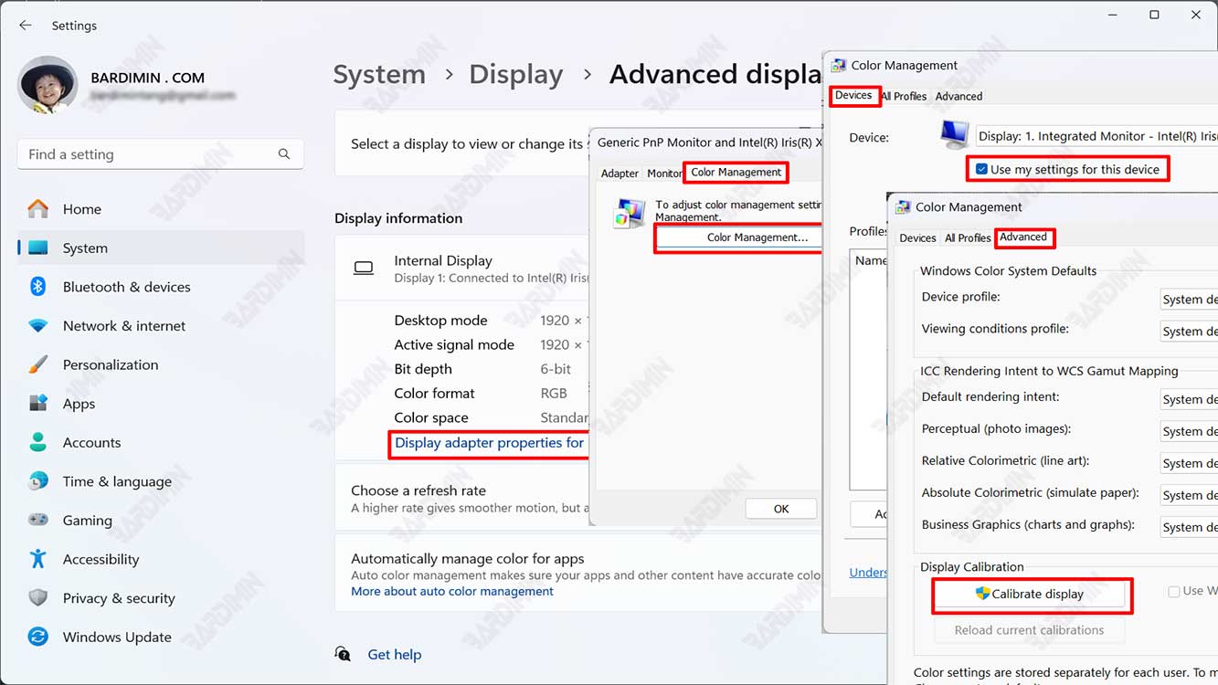 Display Color Calibration