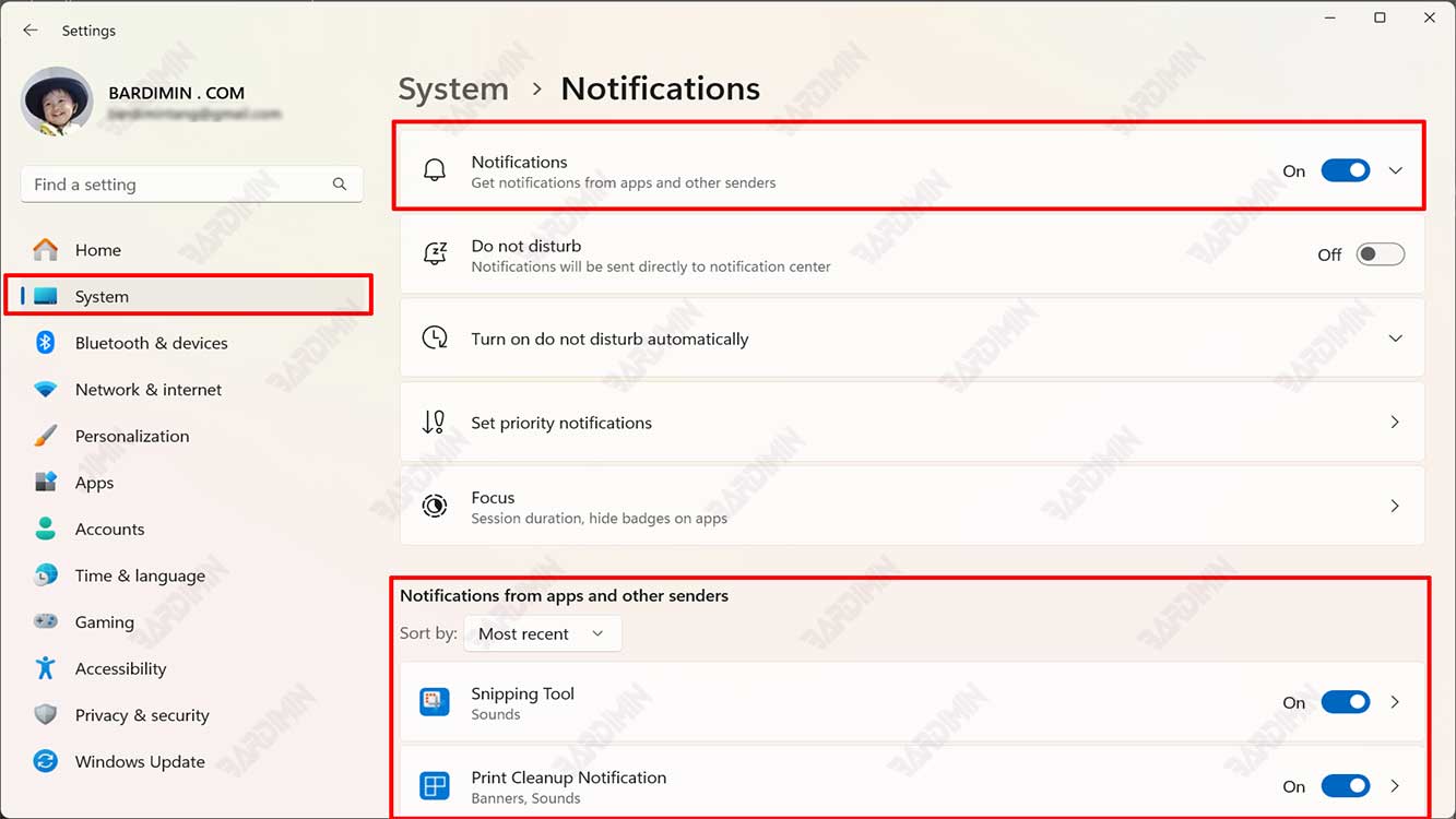 Windows Notifications