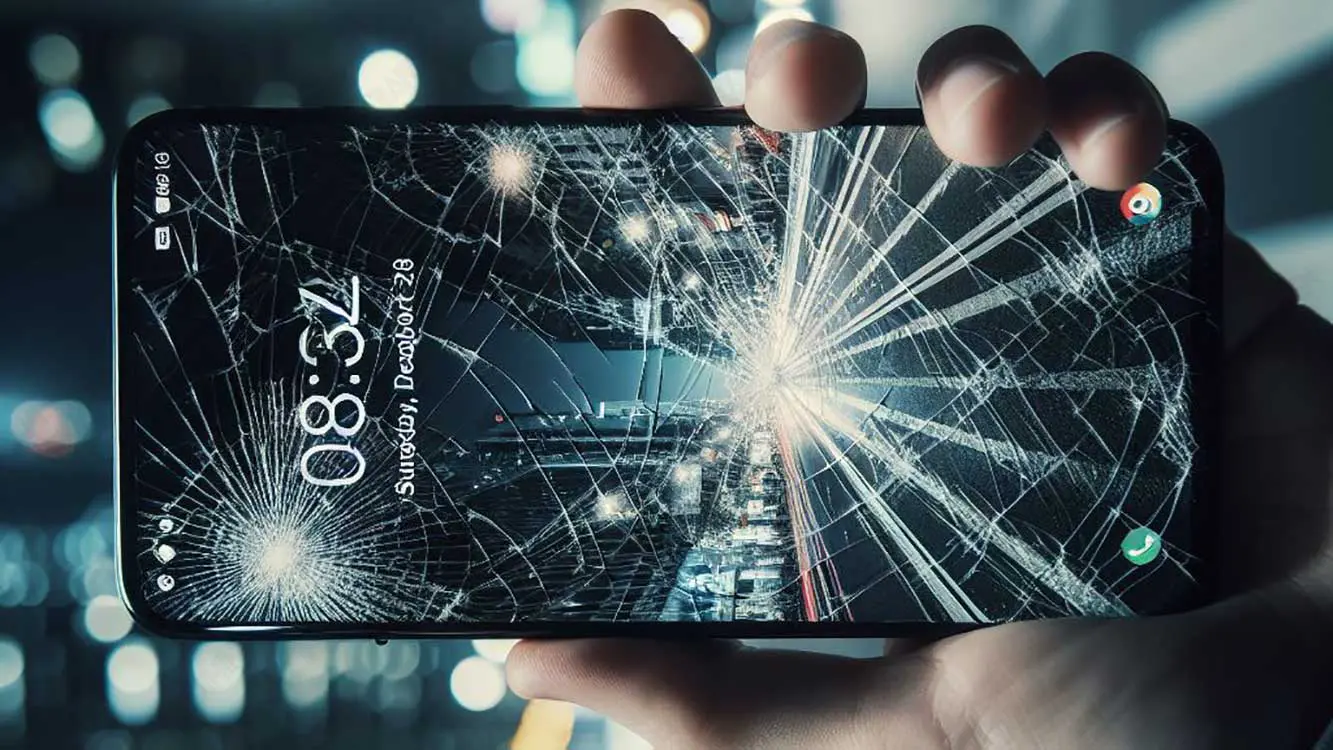 Android with Broken Screen