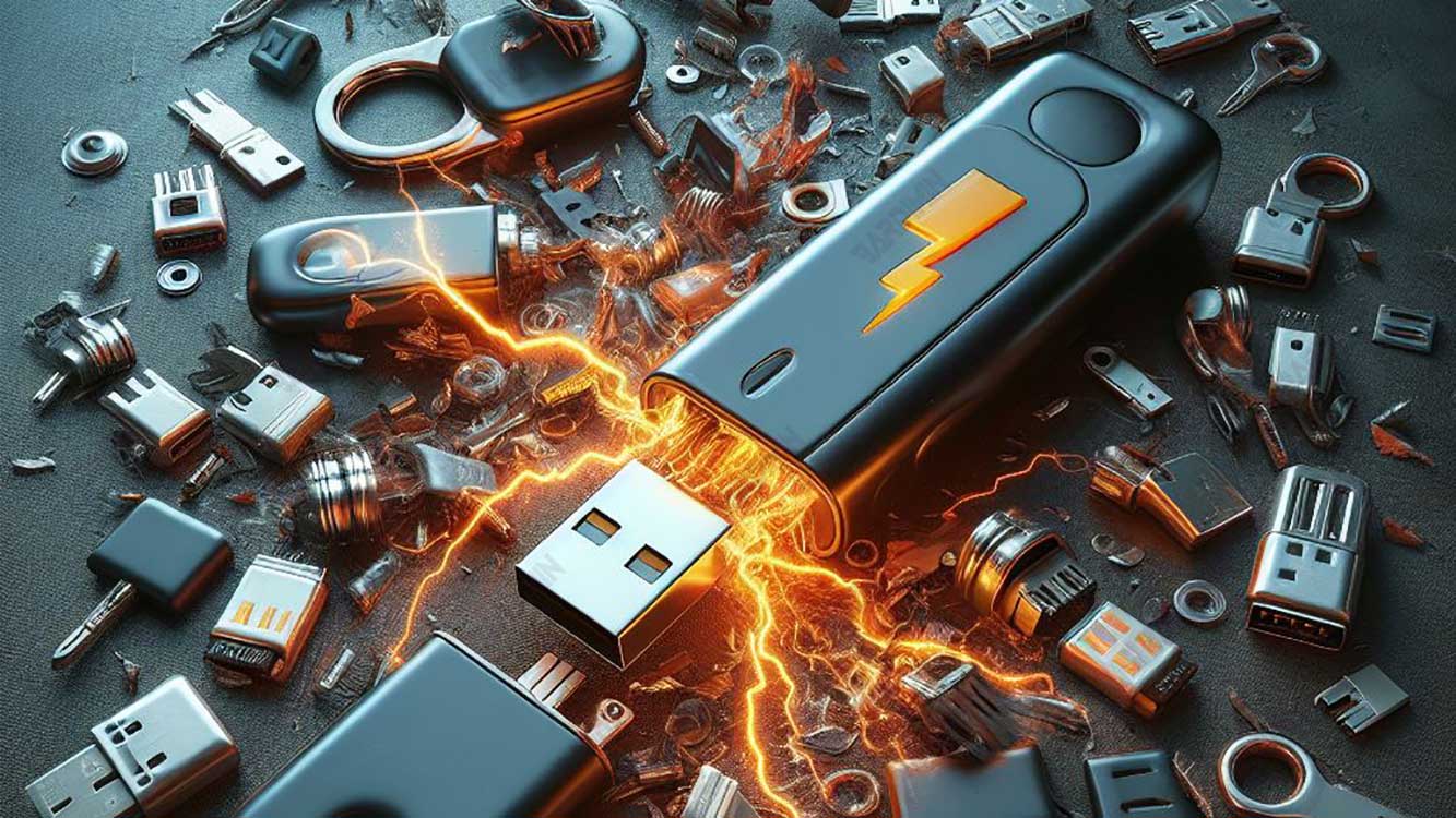 broken flash drive