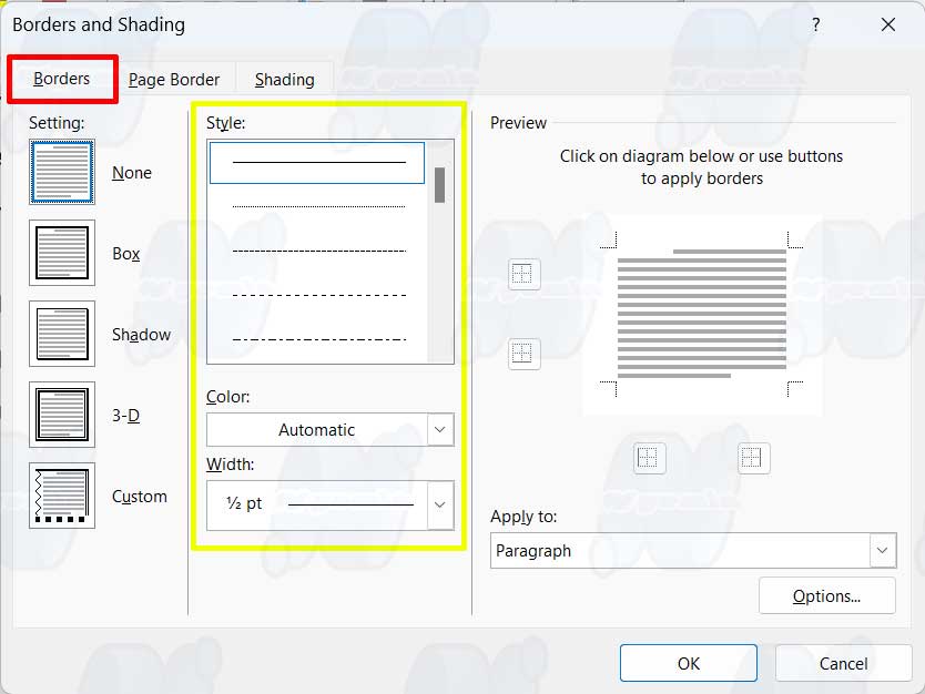 Effective Ways to Create Borders and Shading on Paragraphs in Microsoft ...