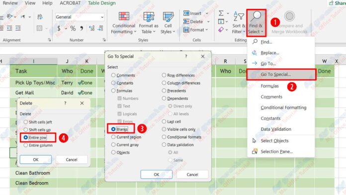 Comment Supprimer Facilement Et Rapidement Des Lignes Vides Dans Excel