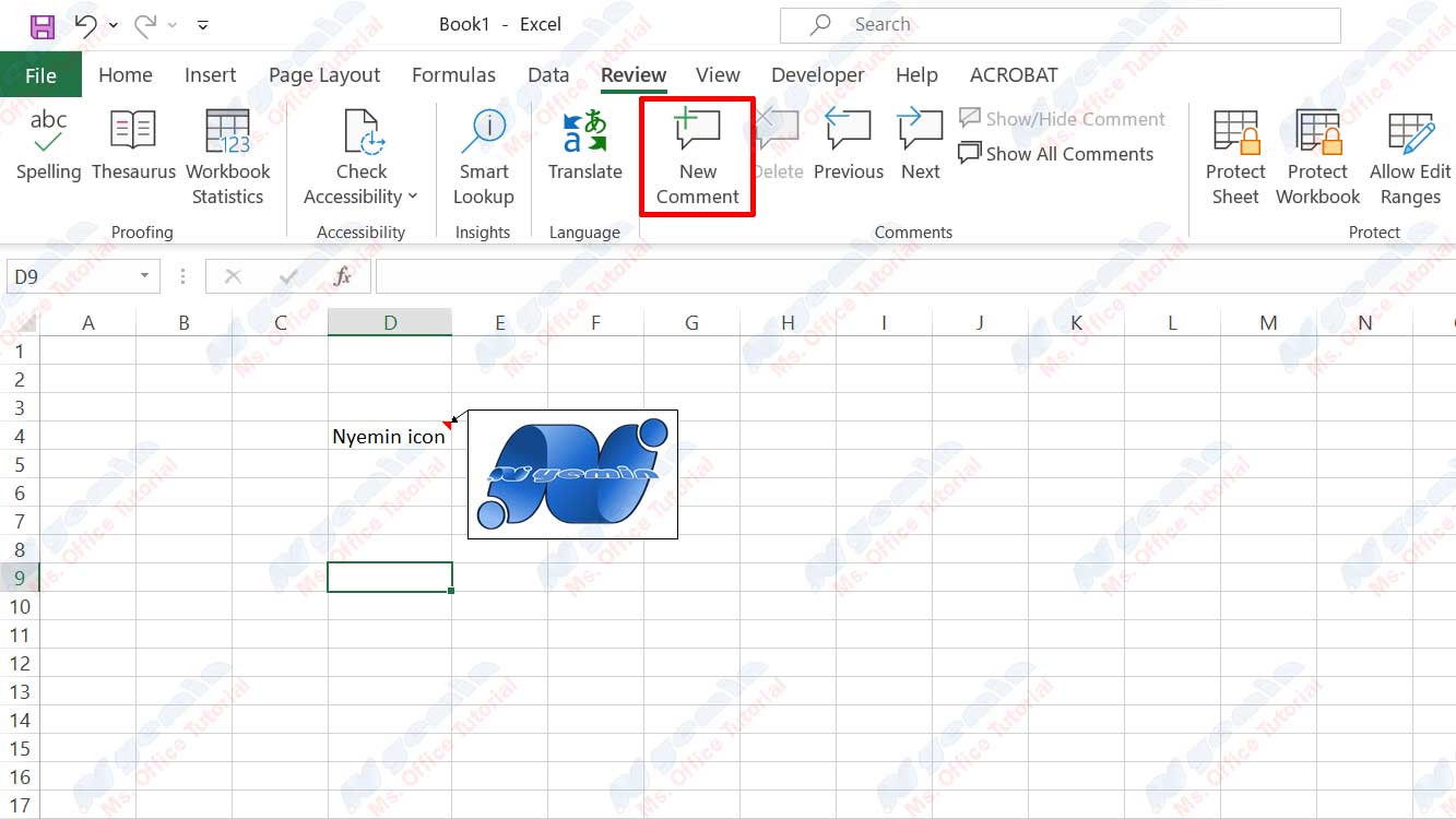 pop up image in cells excel