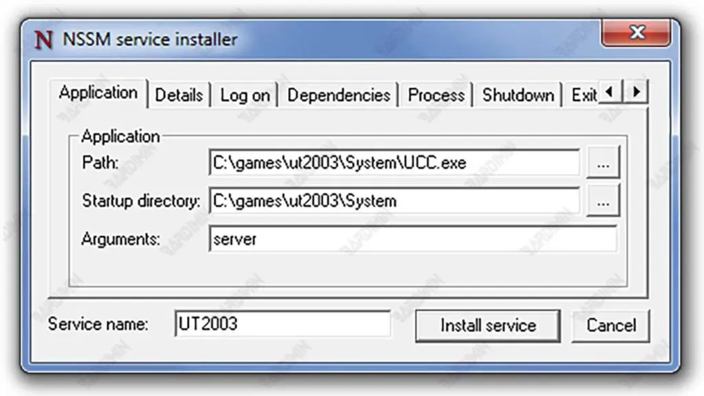 install nssm