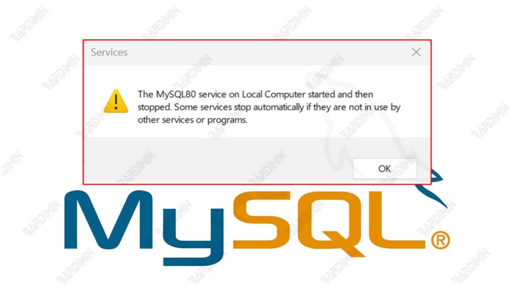 mysql 8 error