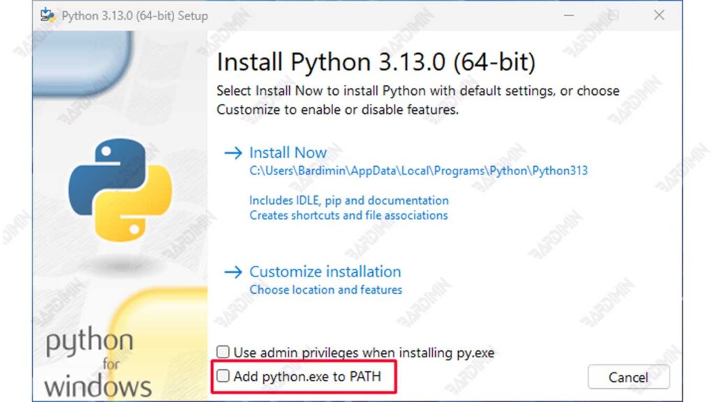 Add Python Path