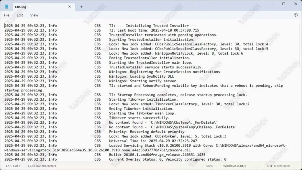 CBS.log file