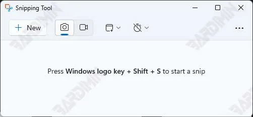 Open Snipping Tool