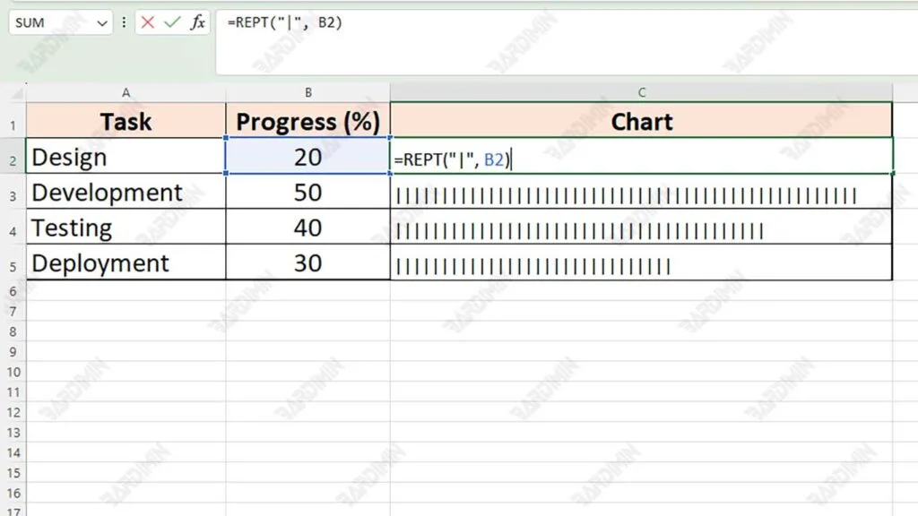 excel REPT