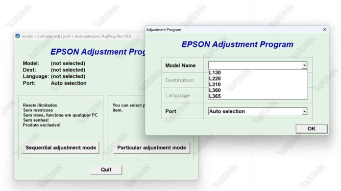 Adjustments Program Epson L130 L220 L310 L360 L365 Adjustments Program Epson L130 L220 L310 L360 L365