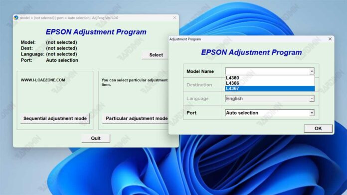 Epson Adjustment Program L4360 L4366 L4367 Epson Adjustment Program L4360 L4366 L4367